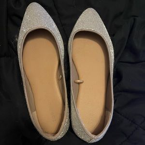 Rhinestone flats like NEW condition